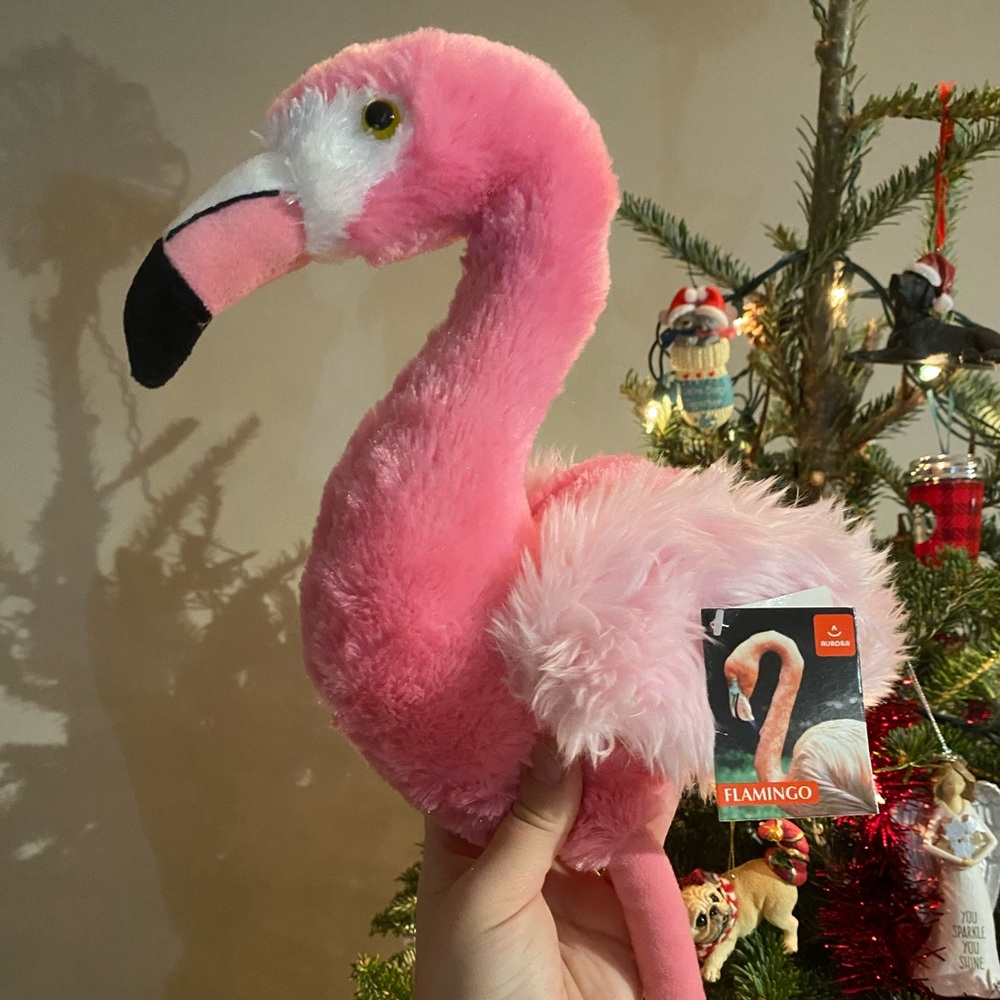 Flamingo stuffed animal from Florida